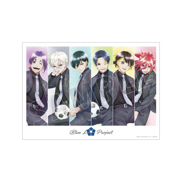 『ブルーロック』描き下ろし 集合 スーツモデルver. Ani-Art aqua label A3マット加工ポスター【202510再販】